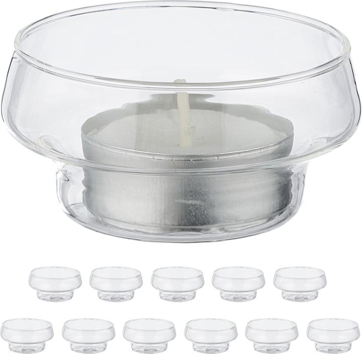 Productafbeelding Relaxdays 12x drijvende waxinelichthouders (12 x)