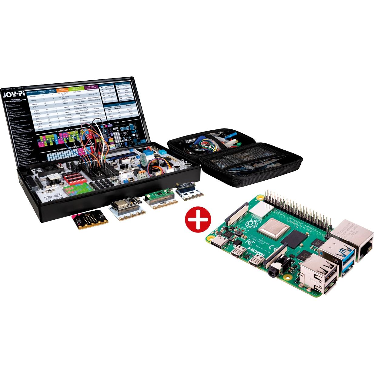 Joy-it Joy-Pi Advanced Lernzentrale inkl. Raspberry Pi 4 Model B – 8GB RAM, Scheda + Kit di sviluppo