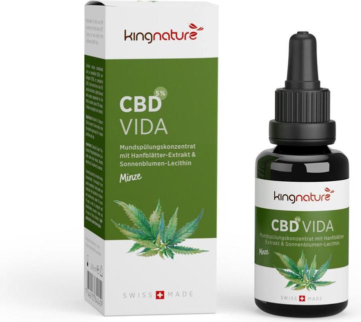Immagine prodotto Kingnature CBD Vida Collutorio Liquido (28.80 ml, Collutorio)