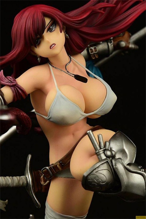 Actual product image Orca Fairy Tail statuette 1/6 Erza Scarlet the Knight Ver. Refine 2022 31 cm
