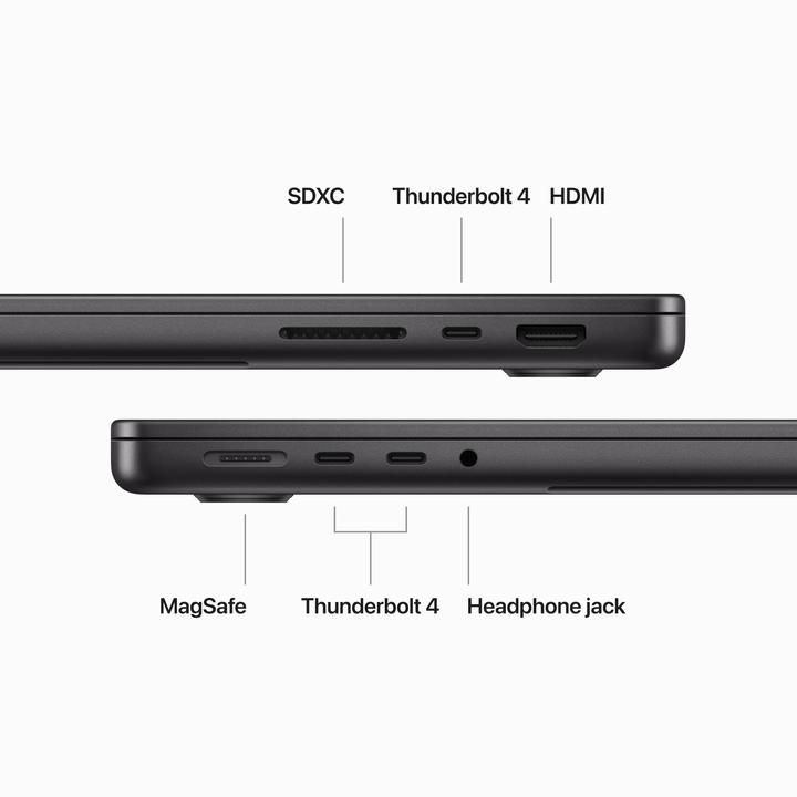Produktbild Apple MacBook Pro - Late 2023 (14", M3 Max, 36 GB, 1000 GB, DE)
