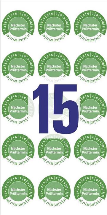 Produktbild Avery Prüfplaketten