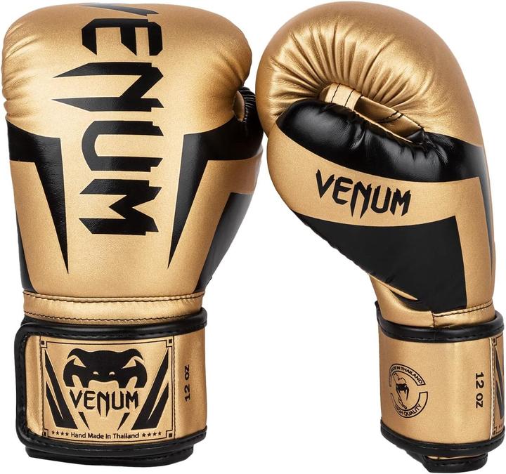 Immagine prodotto Venum Guantoni da boxe Elite Oro/Nero (10 OZ)