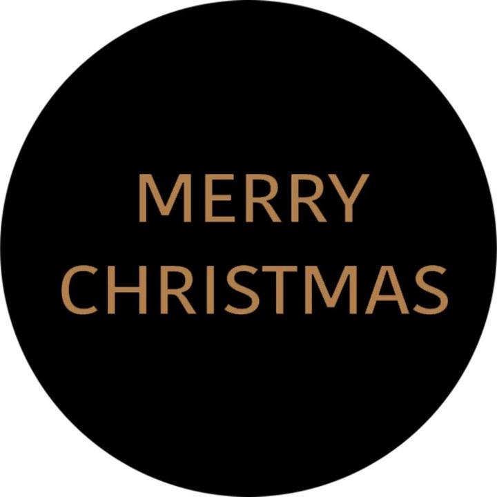 Stewo Autocollants - Gino Noir - 5cm (250pcs) (250 Sticker)