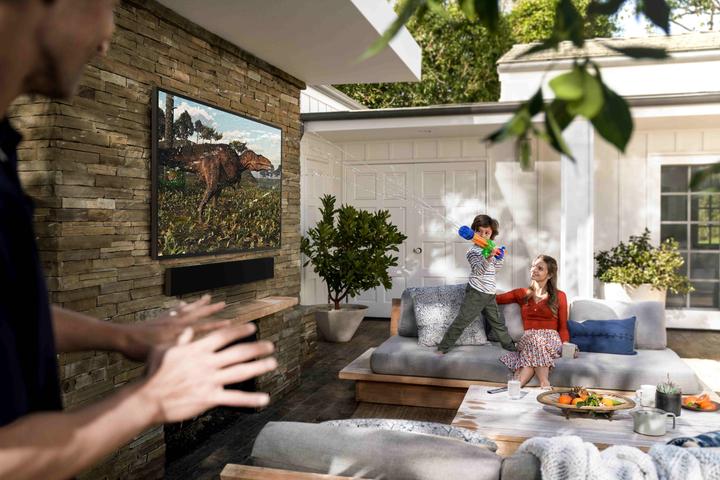 Actual product image Samsung The Terrace GQ75LST7T (75", LST7, QLED, 4K, 2021)