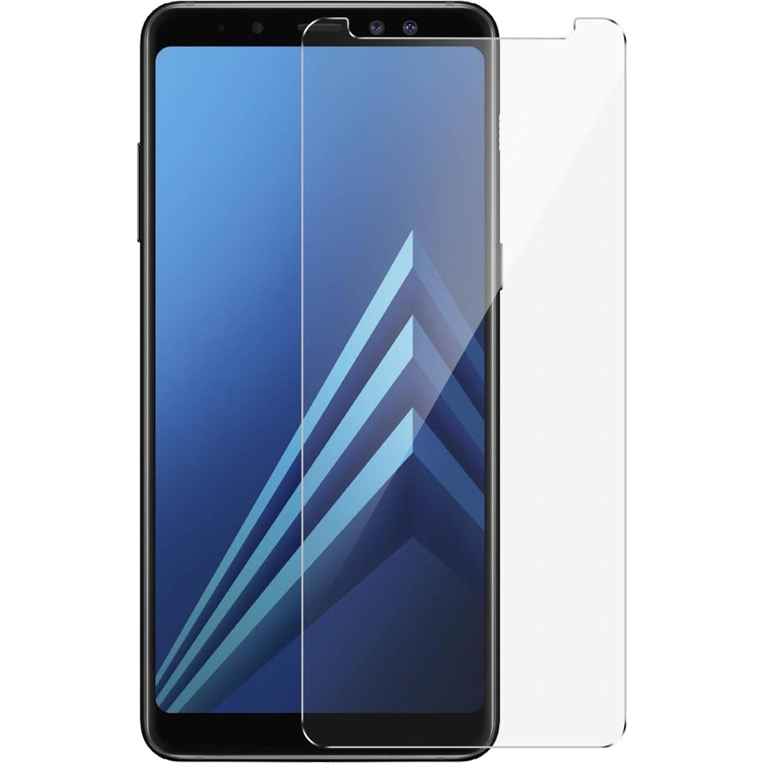 Avizar Kristallklare Folie, Glas-Displayschutz (1 Stück, Samsung Galaxy A8 (2018)), Smartphone Schutzfolie, Transparent