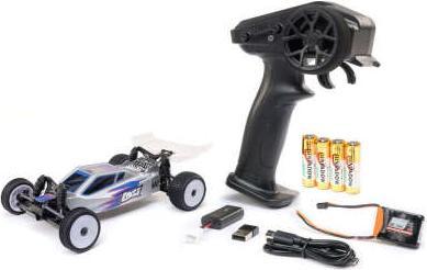 Actual product image Losi Micro-B 1/24 2WD Buggy RTR, Silber (RTR Ready-to-Run)
