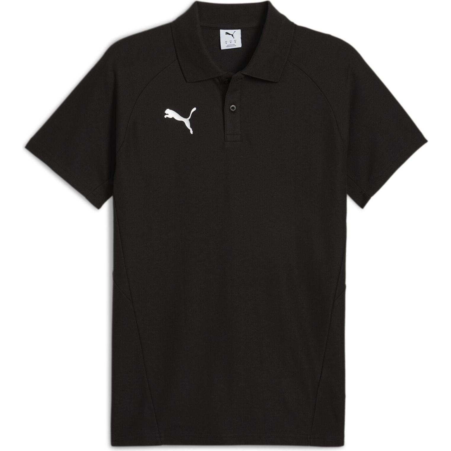 Puma, Herren, Shirt, teamEVOSTRIPE Polo, Schwarz, (L)