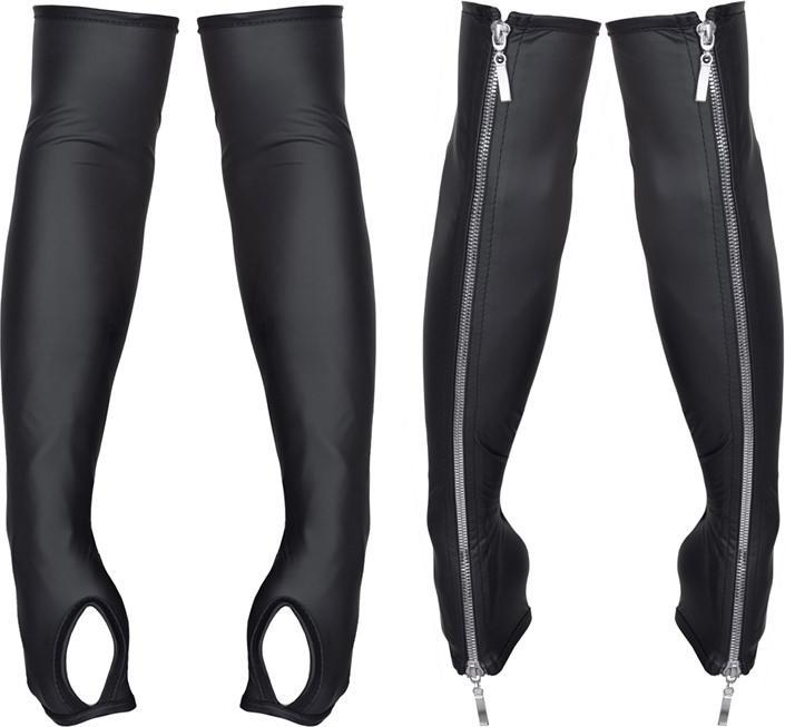 Productafbeelding Regnes Fetish Planet Lange armwarmers met rits (L, XL)