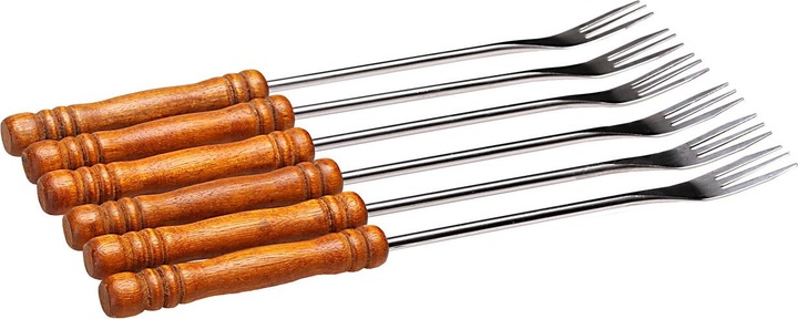 Produktbild Nouvel Käsefondue Gabeln Holzgriff