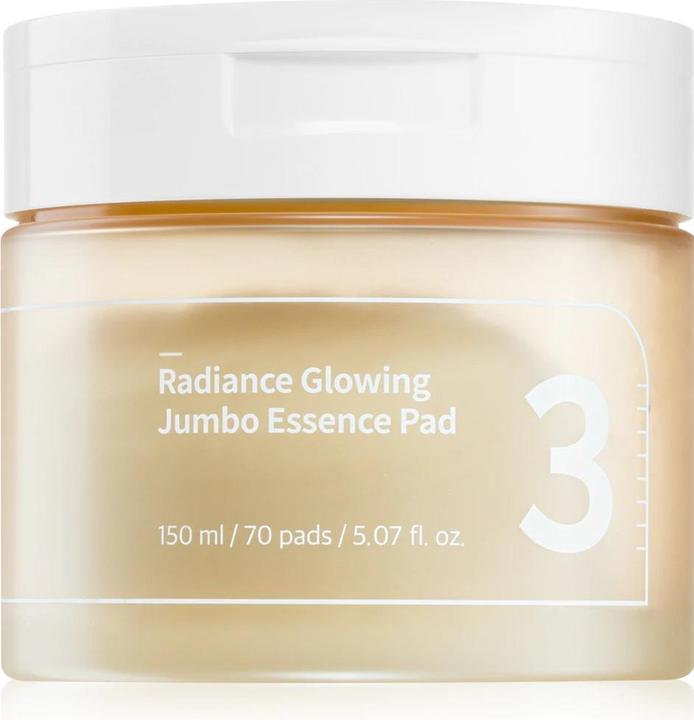 Actual product image Numbuzin No.3 Radiance Glowing Jumbo Essence Pad Vegan Unbleached Biodegradable Niacinamide Clear Gl (150 ml)