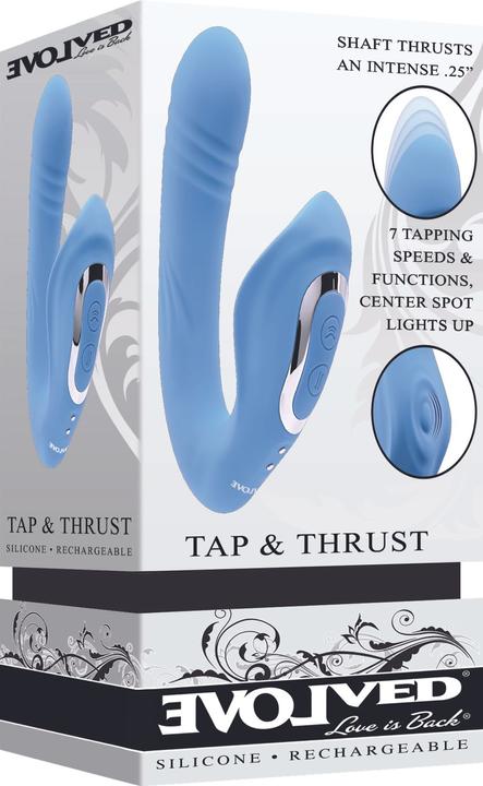 Produktbild Evolved Tap and Trust Vibrator Hellblau
