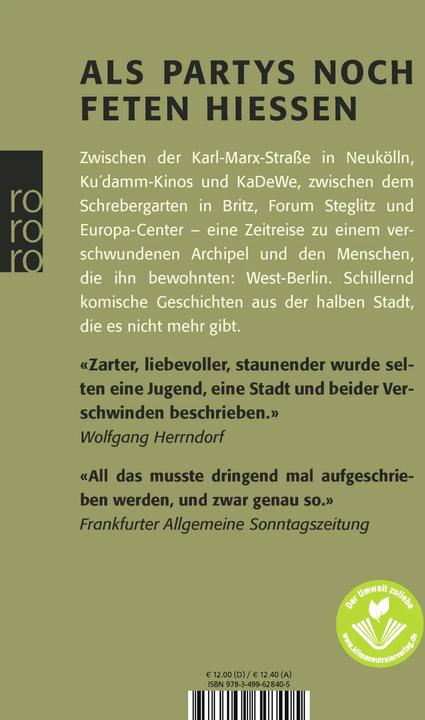 Produktbild Die halbe Stadt, die es nicht mehr gibt (Deutsch, Ulrike Sterblich, 2012)