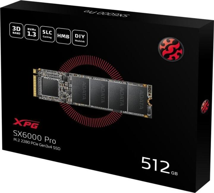 Produktbild Adata XPG SX6000 Pro (512 GB, M.2 2280)