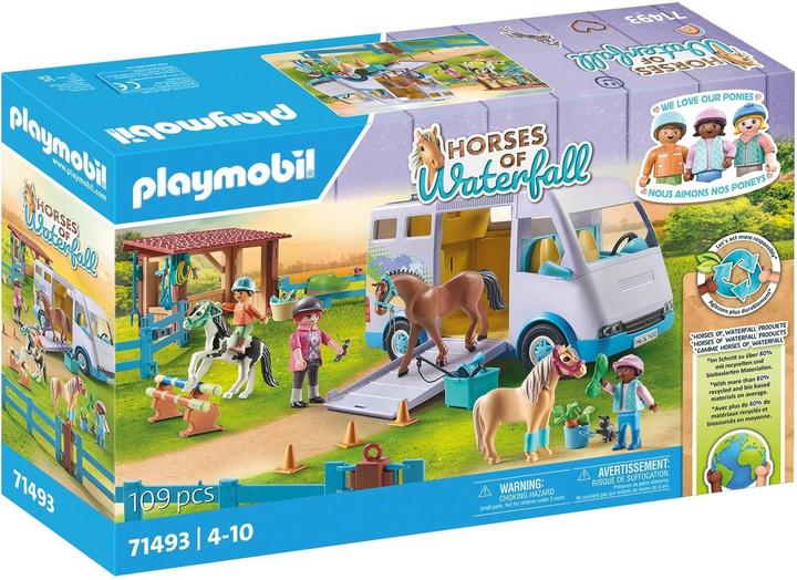 Playmobil Scuola di equitazione per dispositivi mobili (71493, Cavalli Playmobil della cascata)