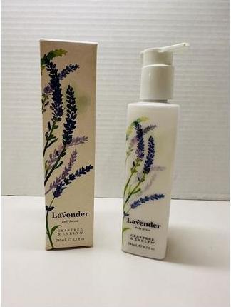 Actual product image Shiseido Crabtree & Evelyn Lavender Body Lotion 8.3 Oz Pump Bottle (Body lotion, 245 ml)