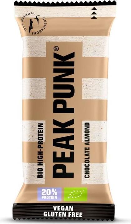 Produktbild Peak Punk Bio High-Protein Bar (Schokolade, Erbsen, Cashew, Buchweizen, Hafer, 1 Stk., 55 g)