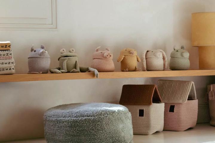 Produktbild Lorena Canals Mini Korb Henry the Hippo