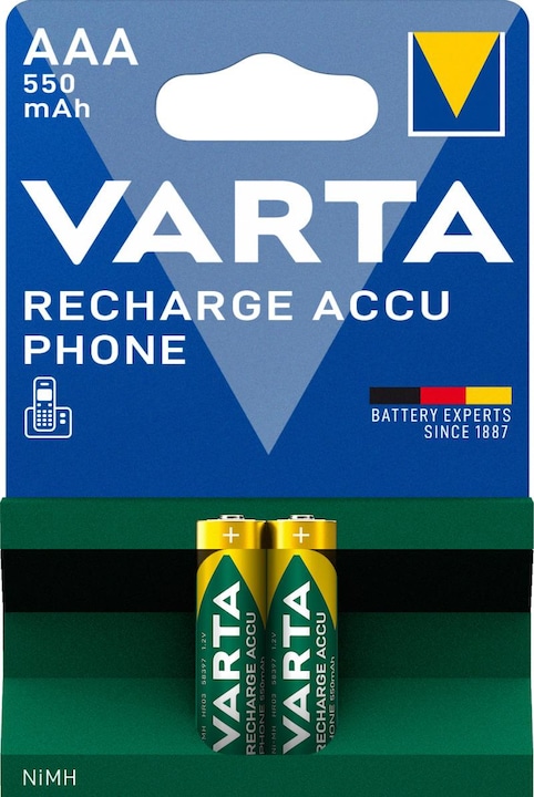 Produktbild Varta T397 B2 (2 Stk., AAA, 550 mAh)