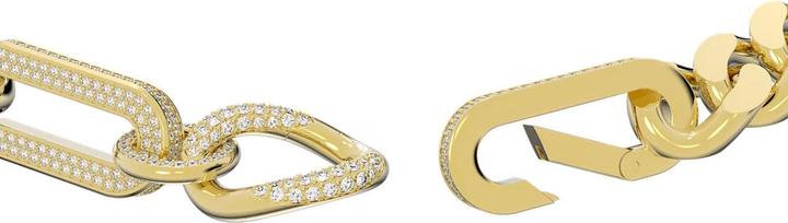 Actual product image Swarovski Dextera Statement Necklace Gold S (Swarovski Metal, 42 cm)