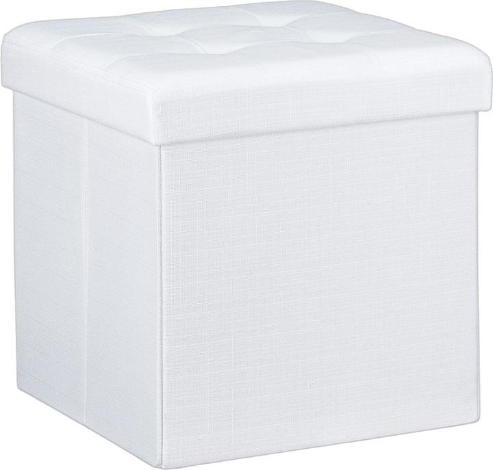Immagine prodotto Relaxdays Pouf pieghevole con contenitore