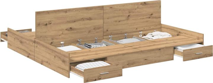 Actual product image vidaXL Moderner Bettrahmen (180 x 200 cm)
