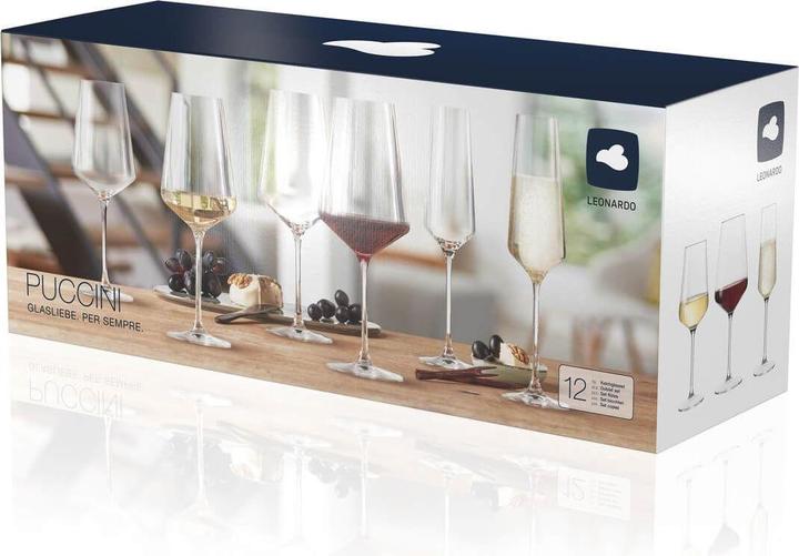 Produktbild Leonardo Puccini (75 cl, 12 Gläser, Weissweingläser, Rotweingläser)