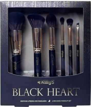 Produktbild KillyS KILLYS SET Black Heart zestaw pędzli do makijażu 6szt. (Set)