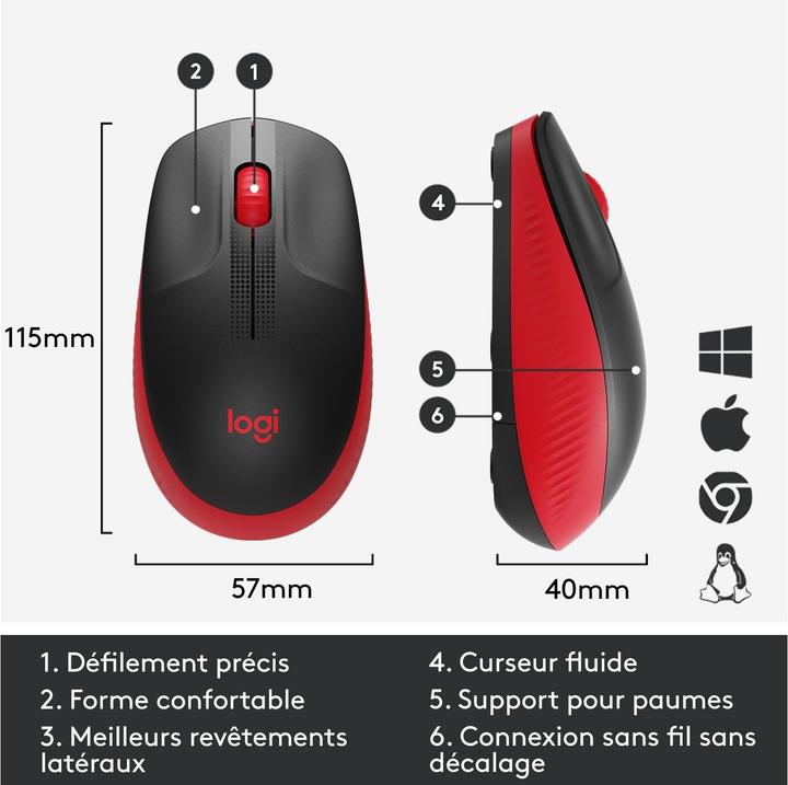 Actual product image Logitech M190 (Wireless)