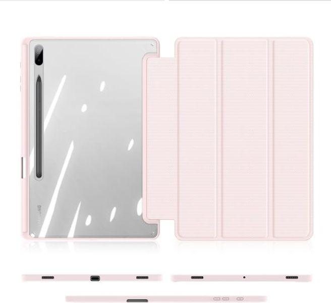 Productafbeelding Dux Ducis Toby Serie Leren Boekomslag Hoesje (Galaxy Tab S8+, Galaxy Tab S7+, Galaxy Tab S7 FE)
