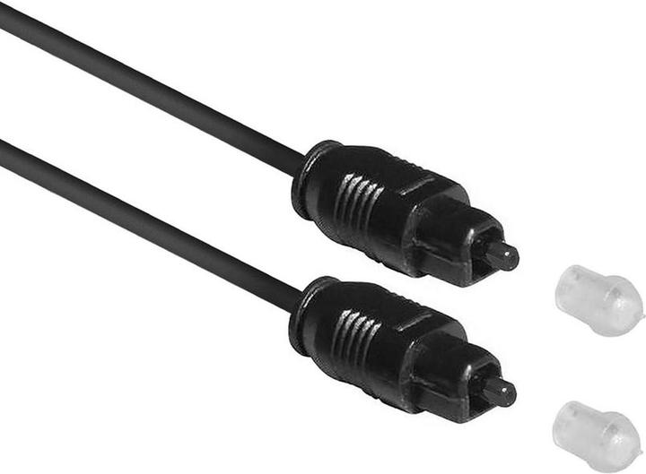 Actual product image ACT 1.2 meters SPDIF TOSlink audio connection cable male - male, Zip Bag (1.20 m, Toslink cable)