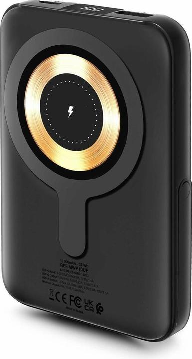 Actual product image Urban Factory WIFI MAGNEE POWERBANK 10.000MAH BLACK (10000 mAh, 15 W, 37 Wh)