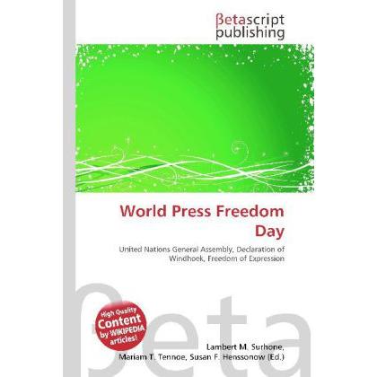 World Press Freedom Day, Fachbücher von Susan F. Marseken, Lambert M. Surhone, Miriam T. Timpledon