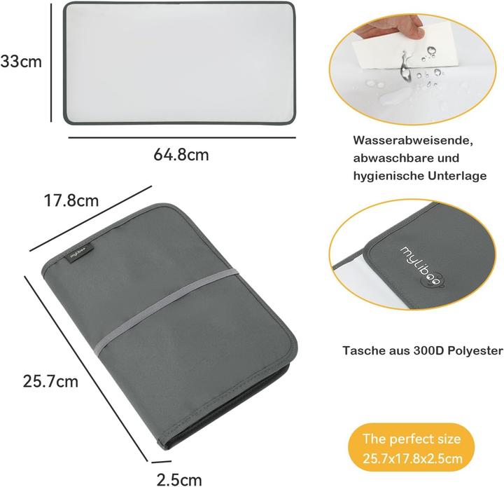 Produktbild Myliboo Windeltasche mit Wickelunterlage