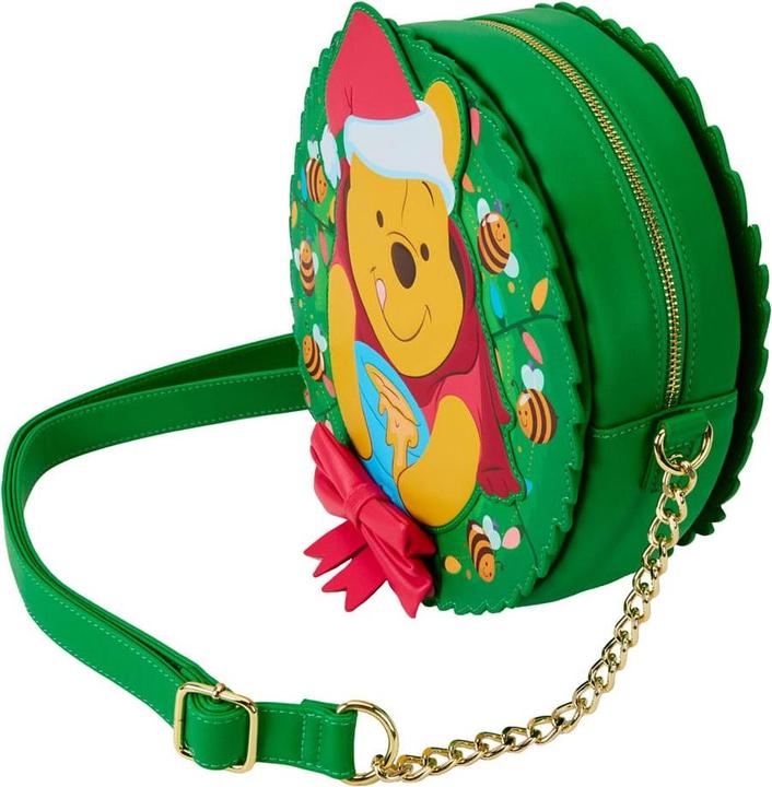 Actual product image Loungefly Disney by shoulder bag Winnie the Pooh Stuck in Wreath