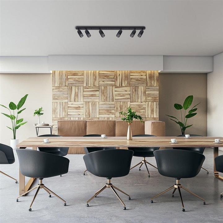 Image du produit Domoletti CEILING LIGHT ALVEO 6XGU10 ML0297 BLACK (110 x 80 cm)