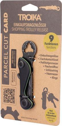 Actual product image Troika Mini-Werkzeug PARCEL CUT CARD (9 Functions)