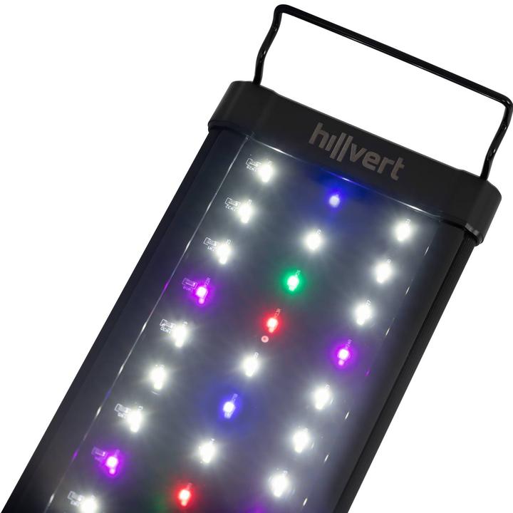 Produktbild Hillvert Aquarium LED-Beleuchtung Aquarium LED Aquariumbeleuchtung Vollspektrum 60 cm (LED, 18 W)