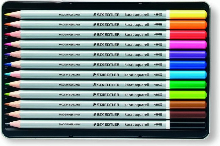 Image du produit Staedtler carat aquarell 125 stylo couleur métallisé mallatable 12 pièces, triées (Couleurs assorties, 12 x)