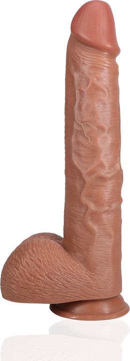 RealRock Extra Large Straight with Balls 15 / 38 cm - Tan