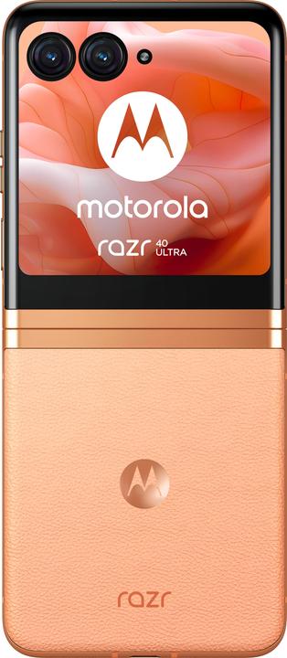 Actual product image Motorola Razr 40 Ultra Orange (256 GB, Orange, Peach, Peach Fuzz, 6.90", SIM + eSIM, 5G)