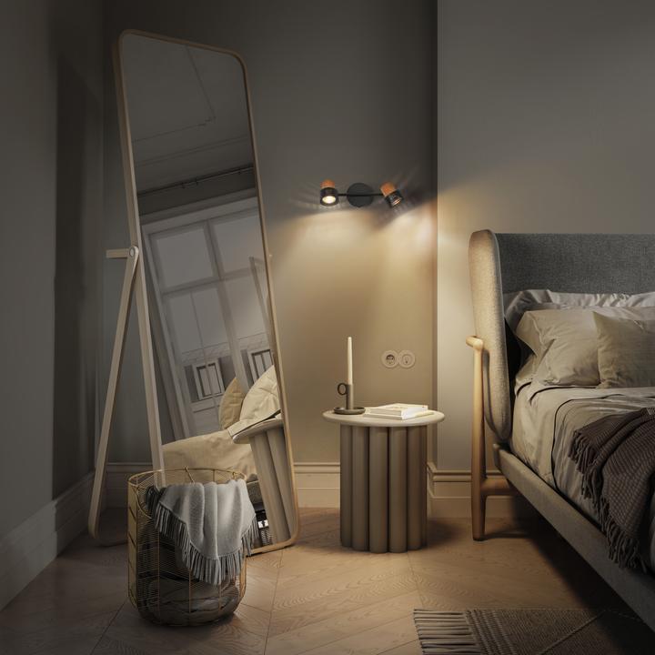 Produktbild Ledvance DECOR SPOT CORK BLACK 2x3.4W 927 DIM (460 lm, GU10)