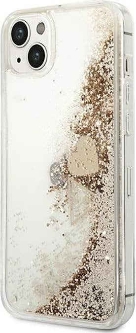 Produktbild Guess GUOHCP14SGLHFLGO iPhone 14 6,1" złoty/gold hardcase Glitter Charms (Apple iPhone 14)