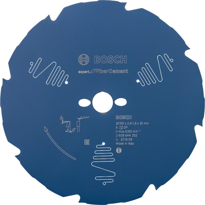 Image du produit Bosch Professional Zubehör Lame de scie circulaire Expert for Fibre Cement, 300 x 30 x 2,4 mm, 8