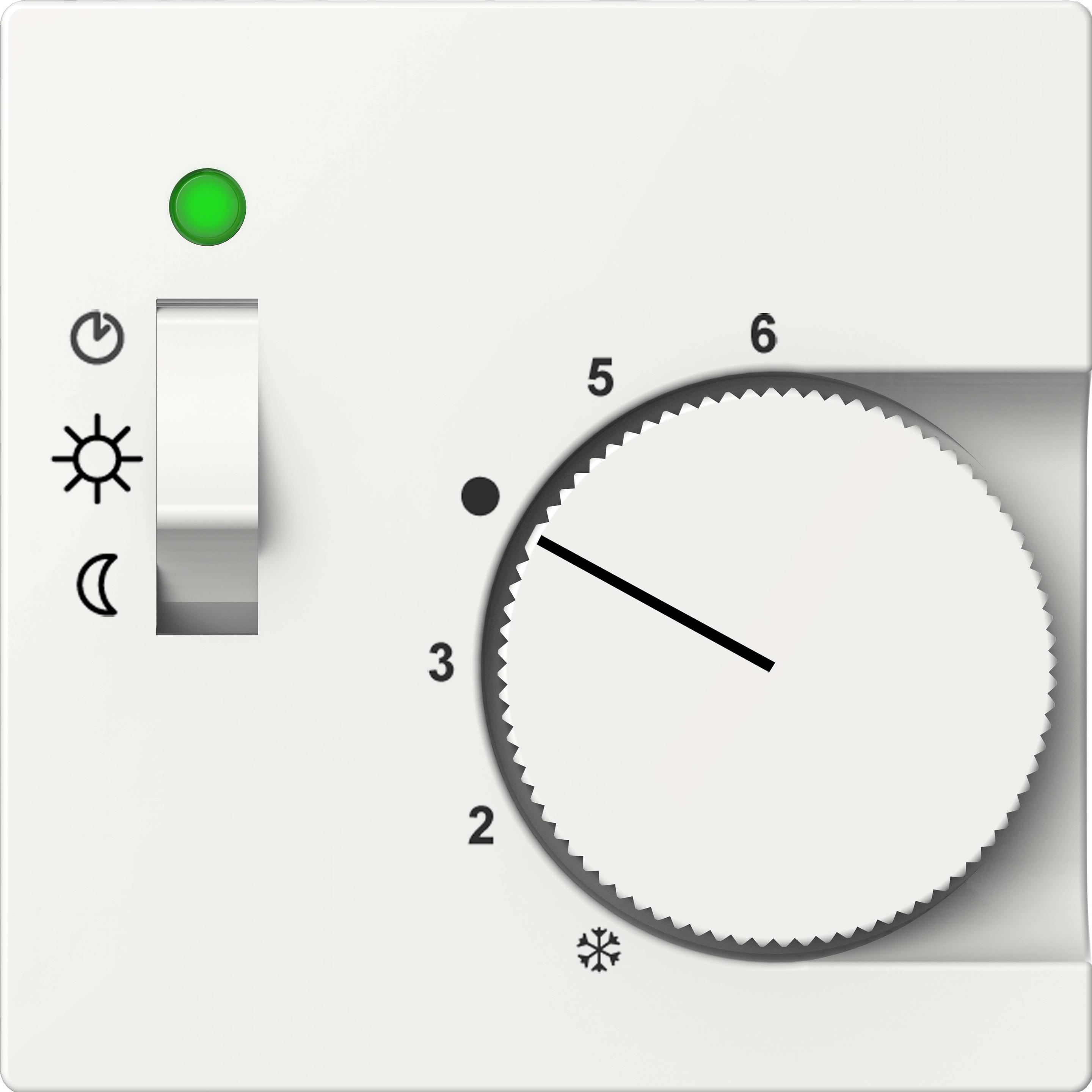 ELSO Zentralplatte, Thermostat, Weiss