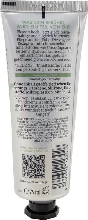 Produktbild Jean & Len Rosmarin und Ingwer (75 ml)