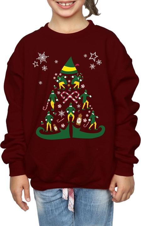 Produktbild Elf Christmas Tree Sweatshirt Mädchen (128)