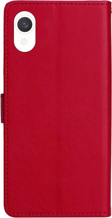 Actual product image Cover-Discount Galaxy A23e - Leather Case Cover red (Samsung Galaxy A23e)
