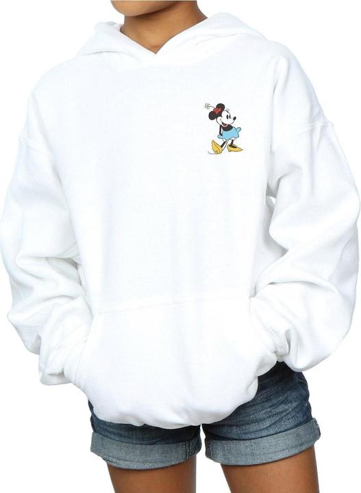 Immagine prodotto Disney Minnie Mouse Kick Chest Felpa con Cappuccio Ragazze (140, 146)
