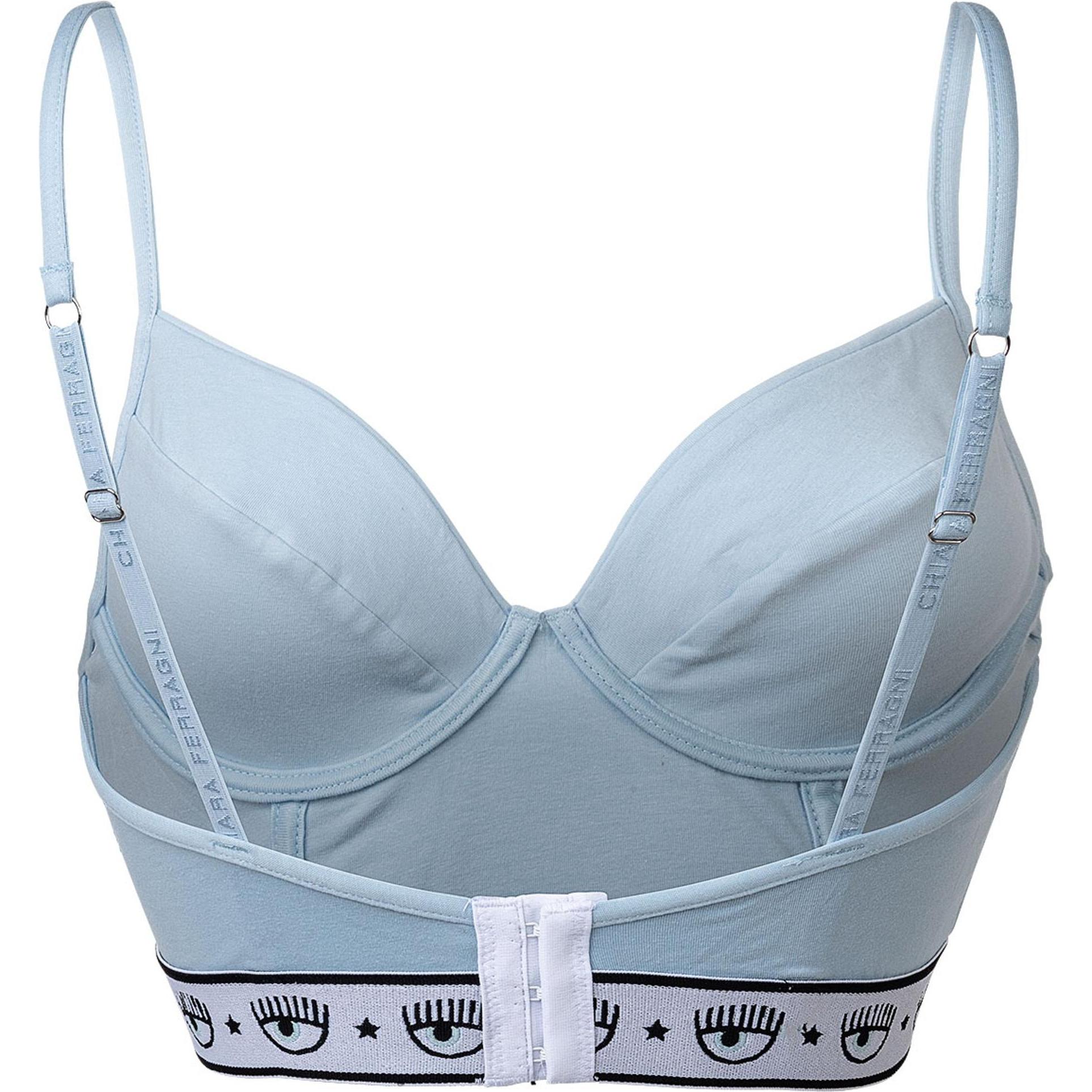 Thumbnail - Chiara Ferragni, BH, Bustier Casual Stretch, Blau, (XL)